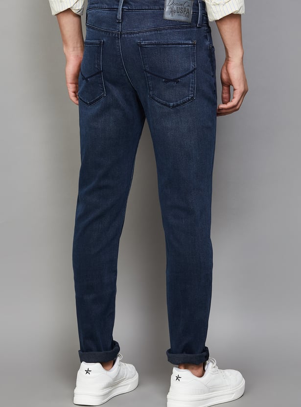 US POLO ASSN Washed Slim Tapered Jeans