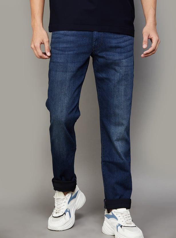 US POLO ASSN Washed Slim Tapered Jeans