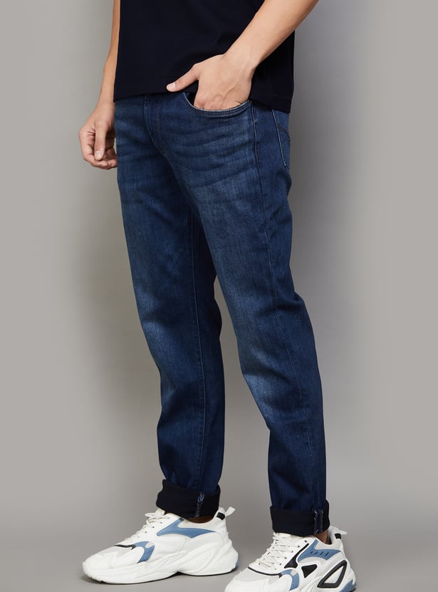 US POLO ASSN Washed Slim Tapered Jeans