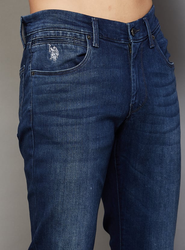 US POLO ASSN Washed Slim Tapered Jeans