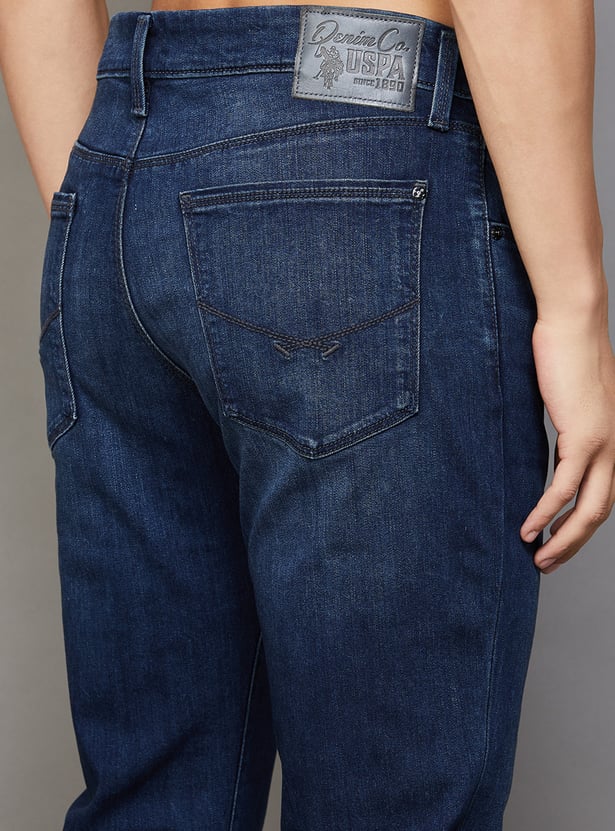 US POLO ASSN Washed Slim Tapered Jeans
