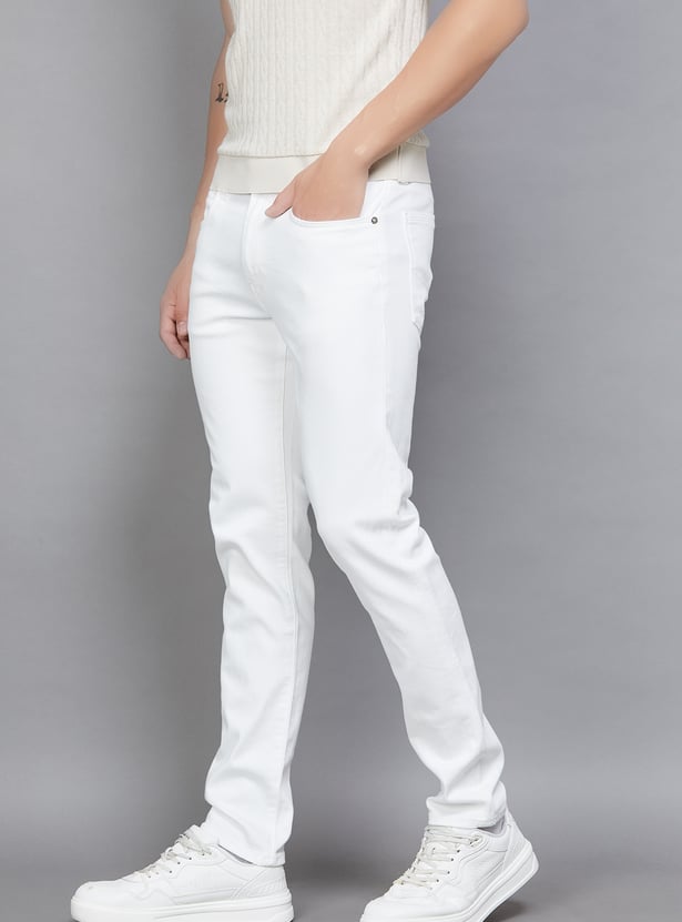 US POLO ASSN Solid Slim Tapered Jeans