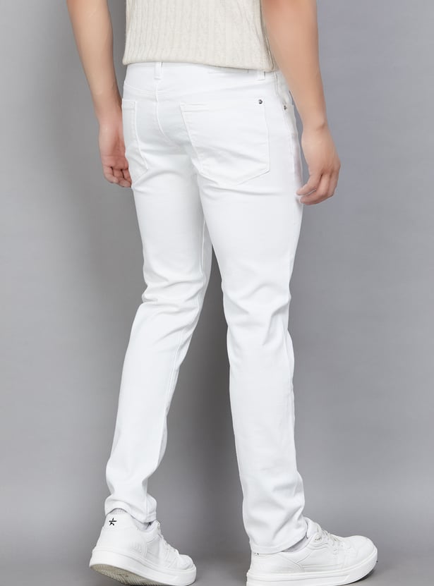 US POLO ASSN Solid Slim Tapered Jeans