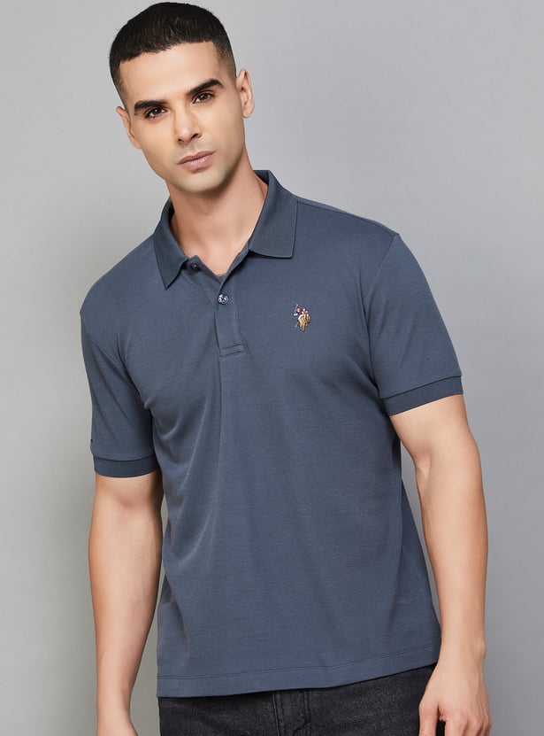US POLO ASSN Solid Polo T-shirt