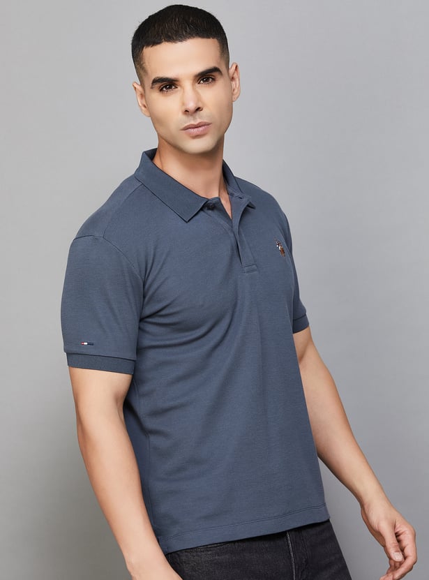 US POLO ASSN Solid Polo T-shirt