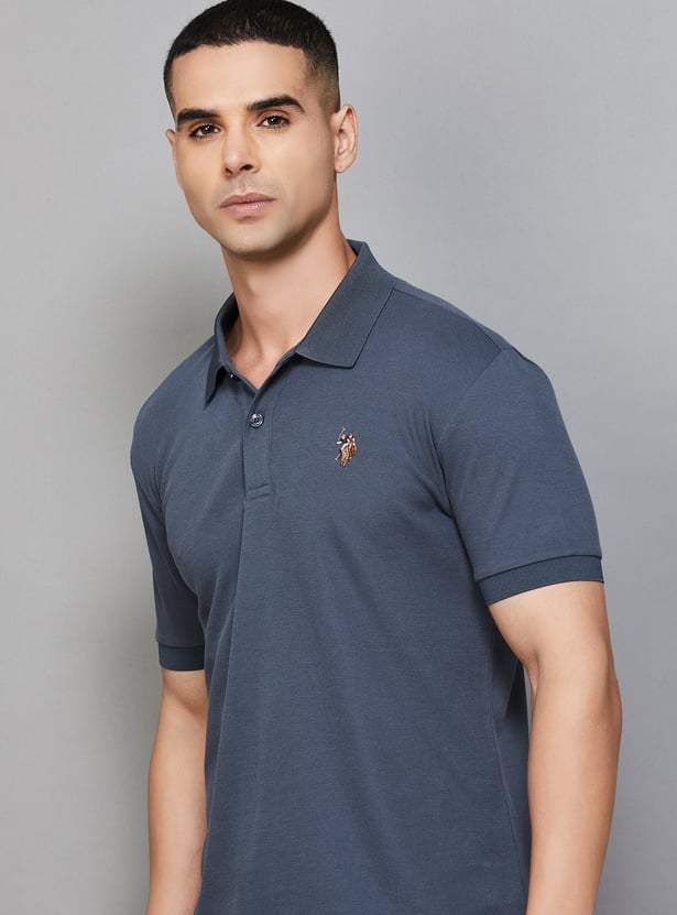 US POLO ASSN Solid Polo T-shirt