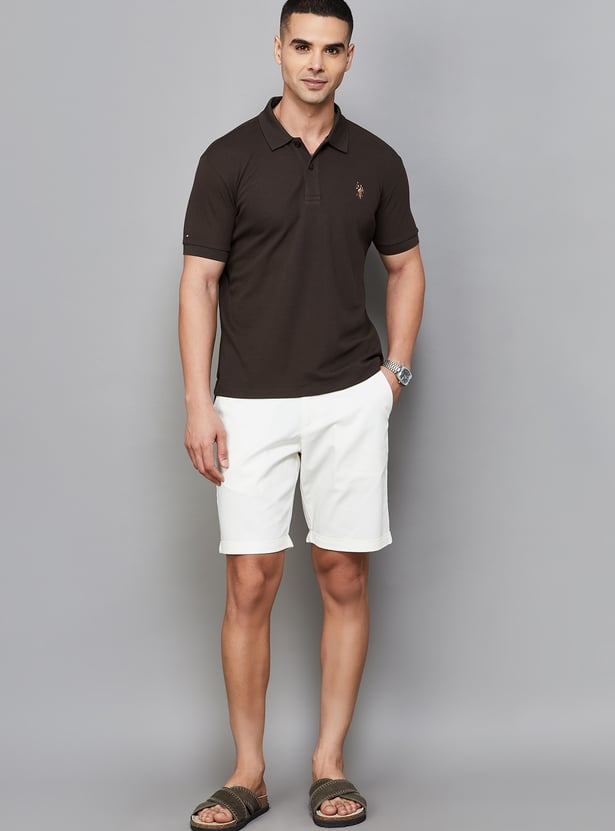 US POLO ASSN Solid Polo T-shirt
