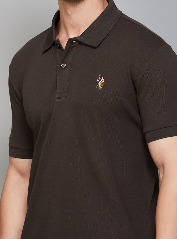 US POLO ASSN Solid Polo T-shirt