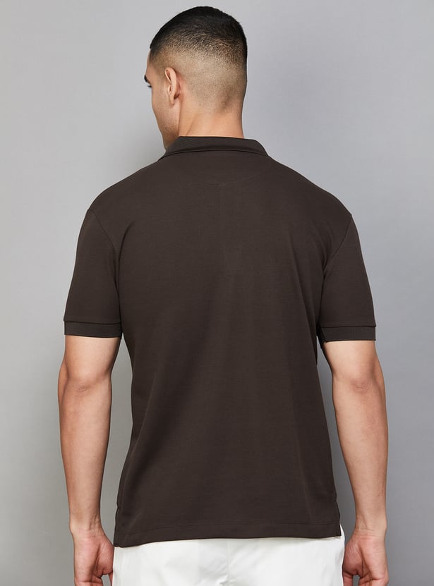 US POLO ASSN Solid Polo T-shirt