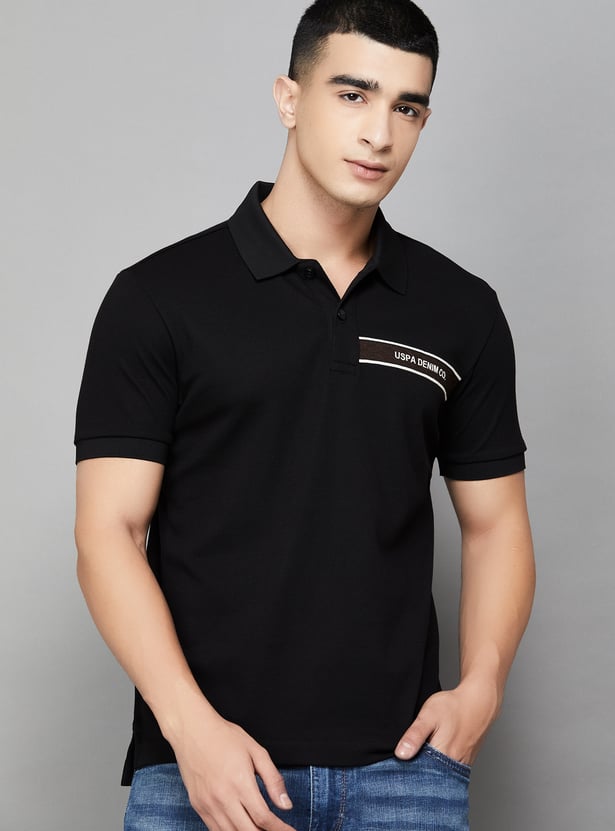 US POLO ASSN Solid Polo T-shirt