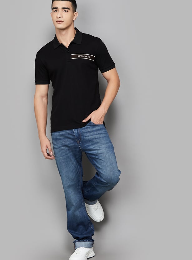 US POLO ASSN Solid Polo T-shirt