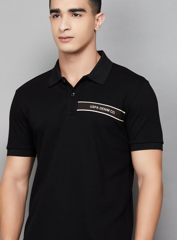 US POLO ASSN Solid Polo T-shirt
