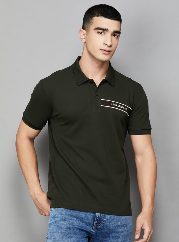 US POLO ASSN Solid Polo T-shirt