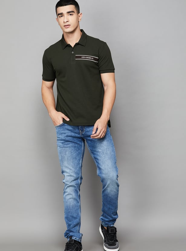 US POLO ASSN Solid Polo T-shirt