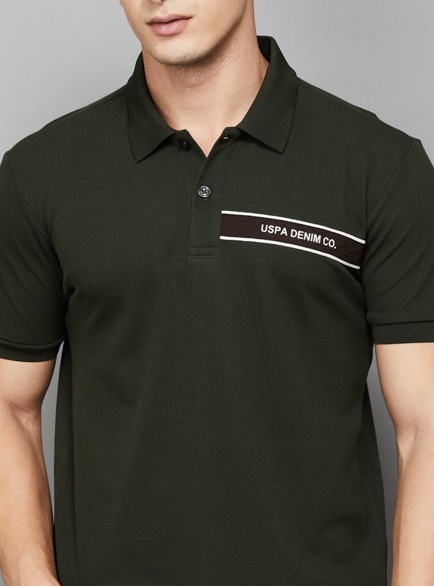 US POLO ASSN Solid Polo T-shirt