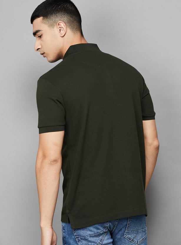 US POLO ASSN Solid Polo T-shirt