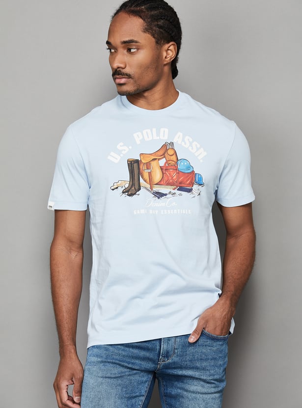 US POLO ASSN Printed Crew Neck T-shirt