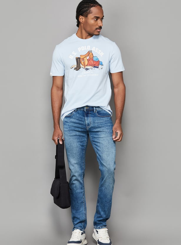 US POLO ASSN Printed Crew Neck T-shirt