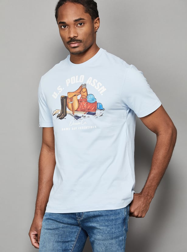 US POLO ASSN Printed Crew Neck T-shirt