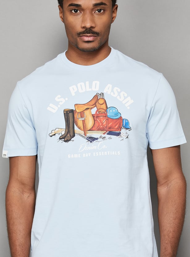 US POLO ASSN Printed Crew Neck T-shirt