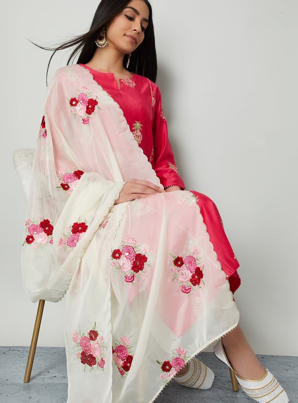 MELANGE Embroidered Dupatta