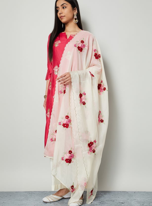 MELANGE Embroidered Dupatta