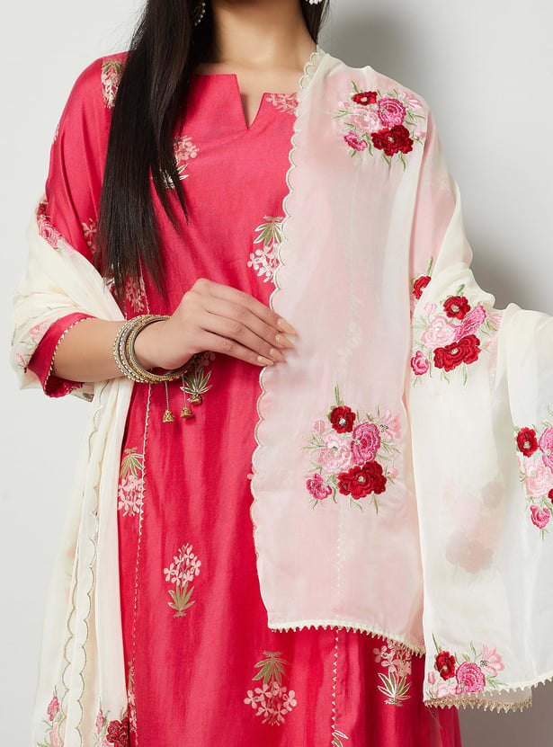 MELANGE Embroidered Dupatta