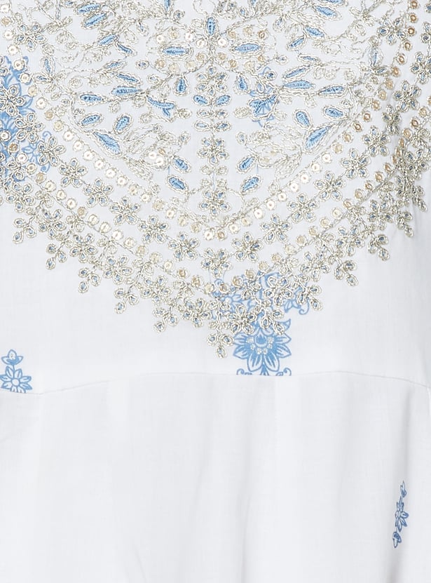 MELANGE Embroidered Anarkali Kurta