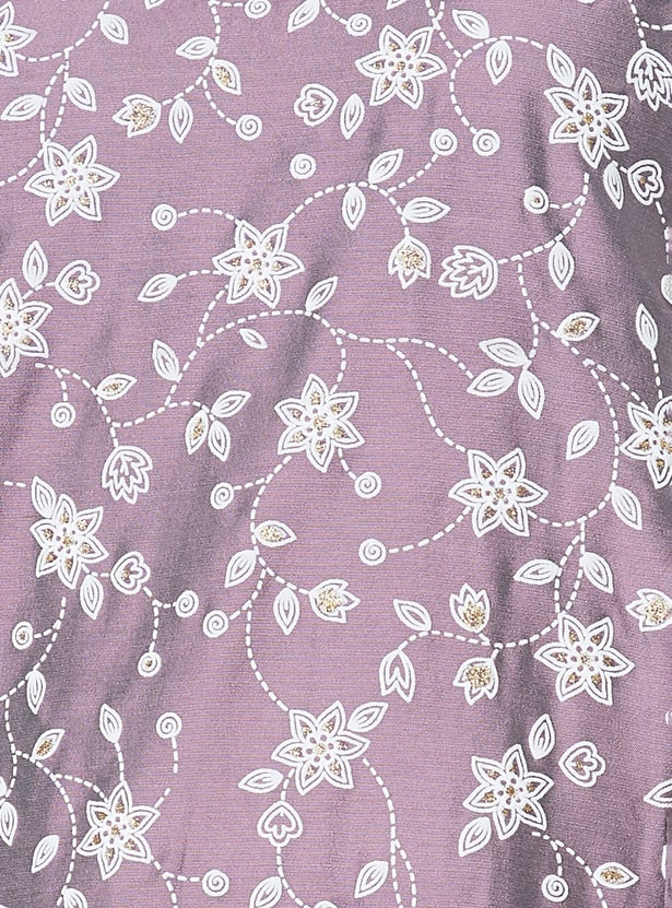MELANGE Floral Print A-Line Kurta