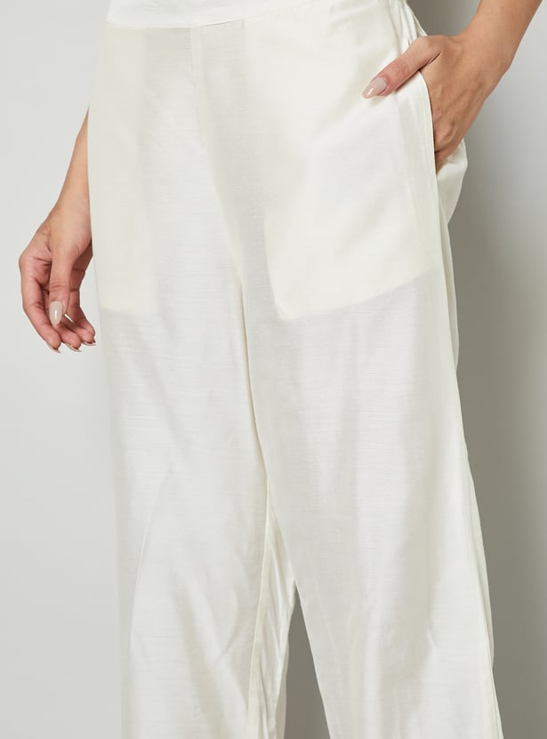 MELANGE Solid Palazzos