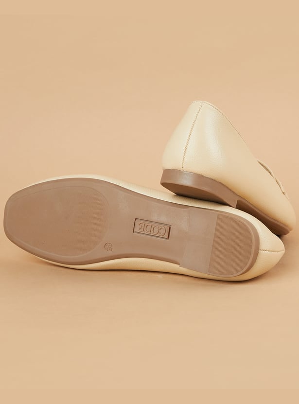 CODE Textured Ballerinas