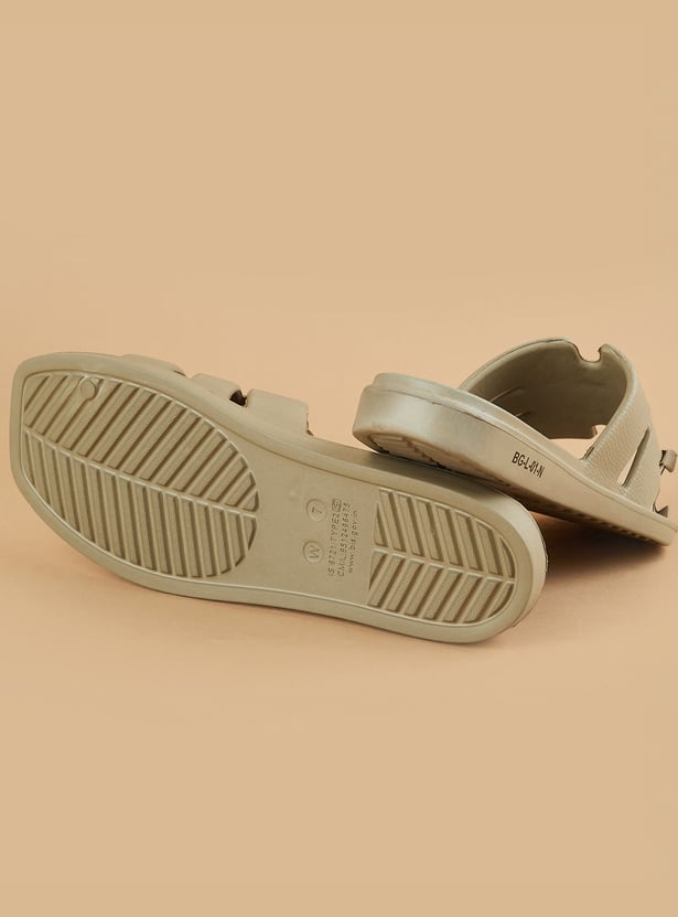 GINGER Textured Flip Flops