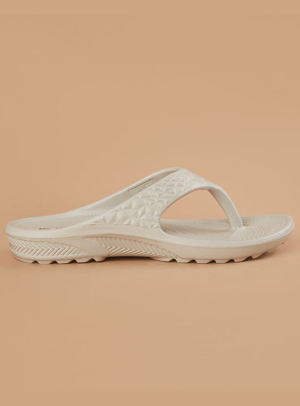 GINGER Embossed Flip Flops
