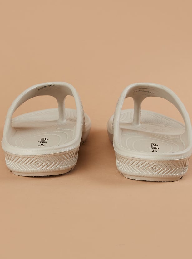 GINGER Embossed Flip Flops