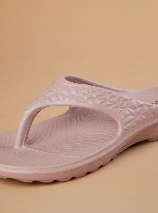 GINGER Embossed Flip Flops