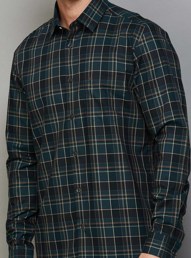 INDIAN TERRAIN Checked Classic Fit Shirt