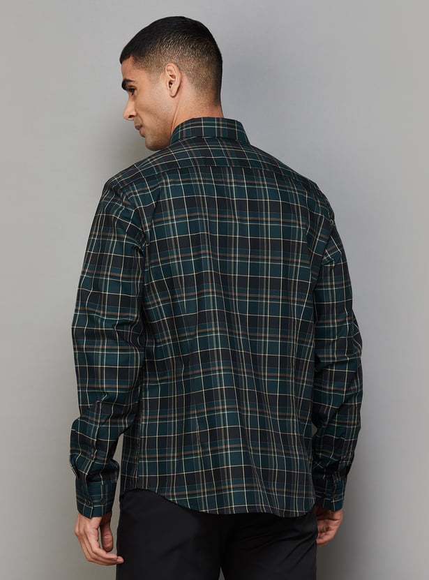 INDIAN TERRAIN Checked Classic Fit Shirt
