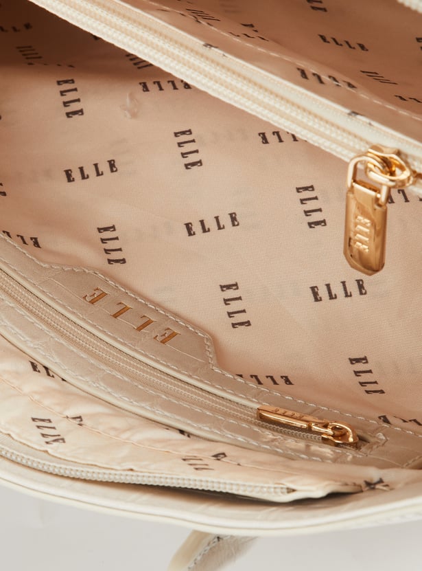 ELLE Textured Handheld Bag