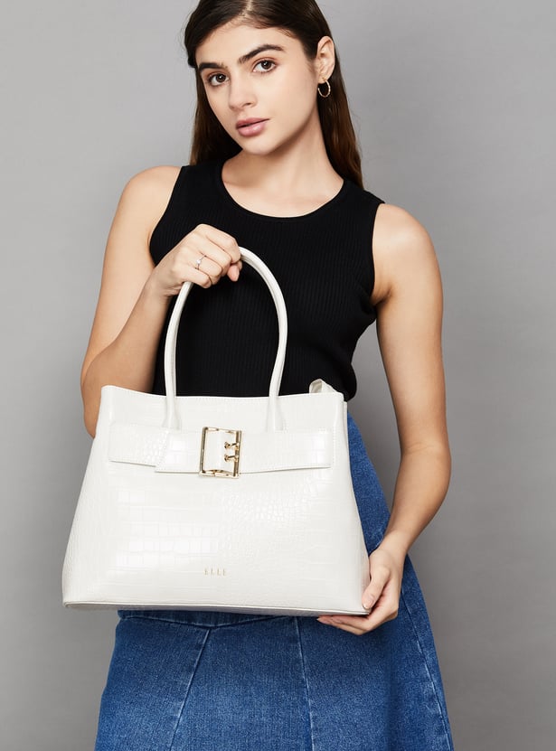 ELLE Textured Handheld Bag