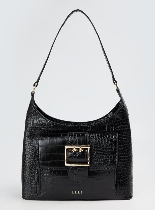 ELLE Textured Shoulder Bag