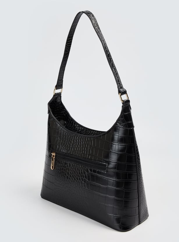 ELLE Textured Shoulder Bag