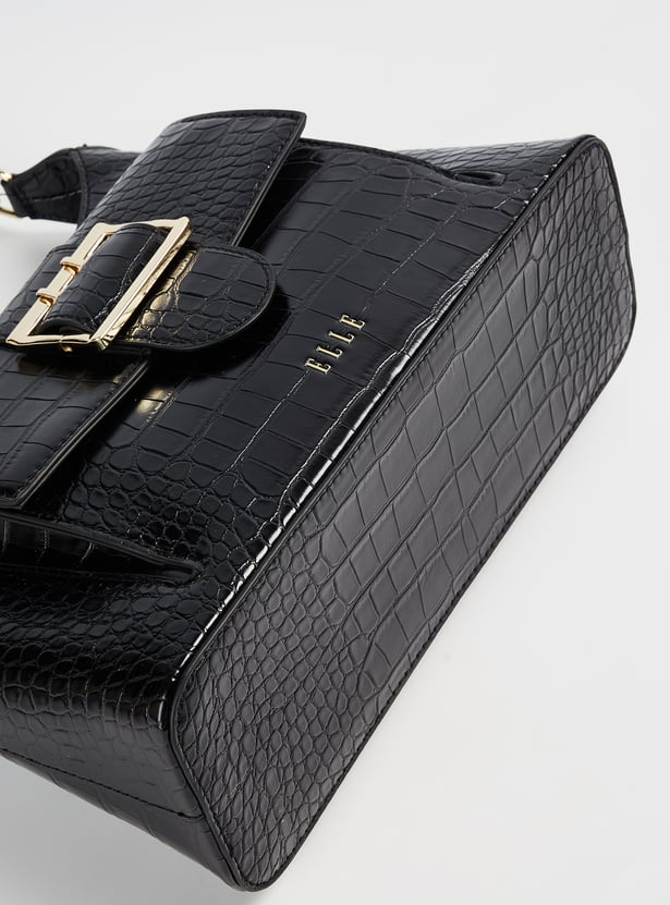 ELLE Textured Shoulder Bag