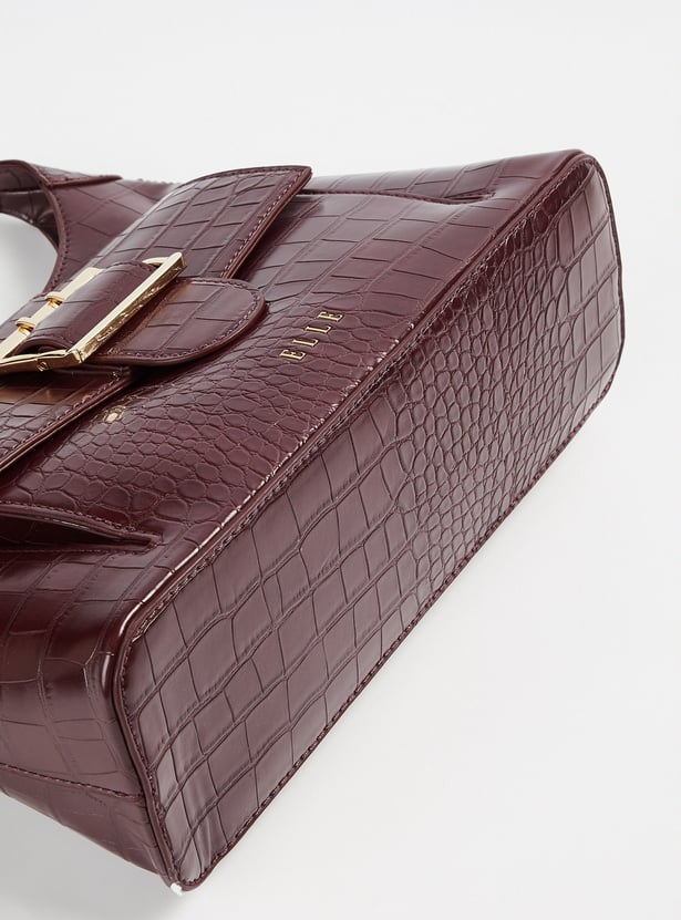 ELLE Textured Shoulder Bag