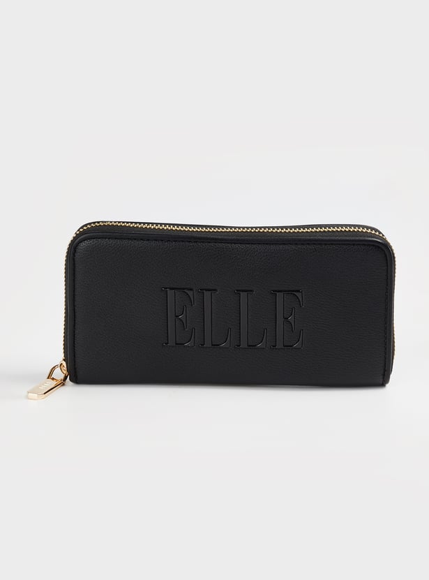 ELLE Textured Wristlet Wallet