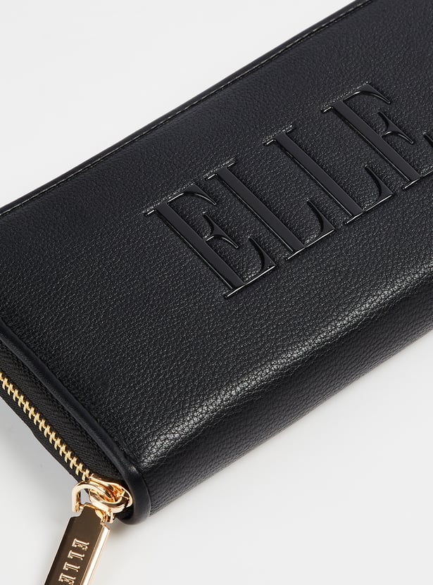 ELLE Textured Wristlet Wallet