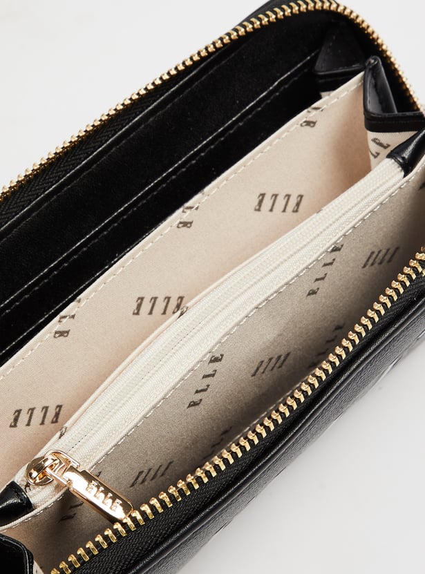 ELLE Textured Wristlet Wallet