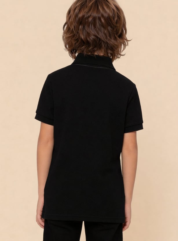 US POLO ASSN KIDS Boys Colourblock Polo T-shirt