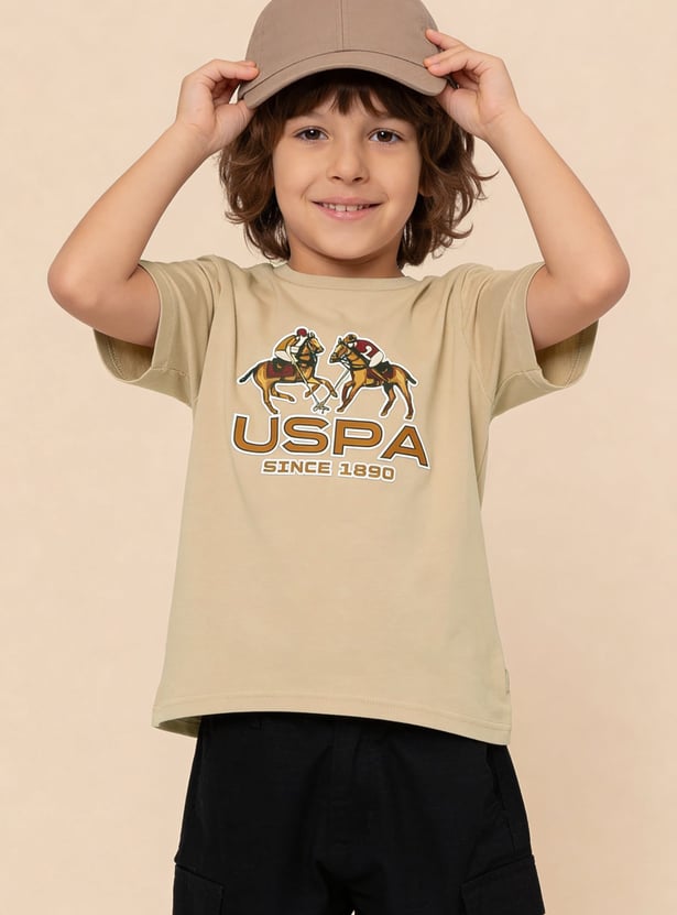 US POLO ASSN KIDS Boys Graphic Print T-shirt