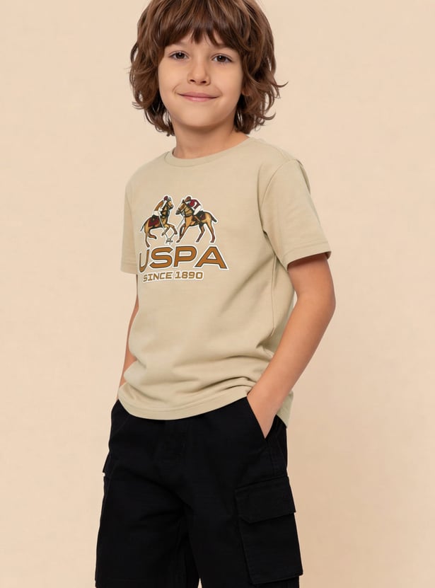 US POLO ASSN KIDS Boys Graphic Print T-shirt