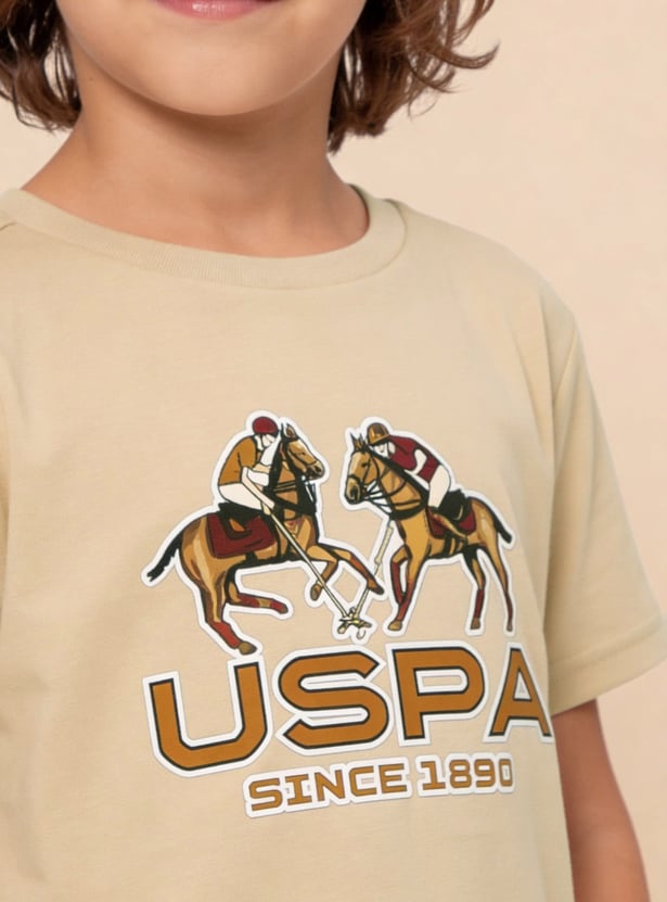 US POLO ASSN KIDS Boys Graphic Print T-shirt
